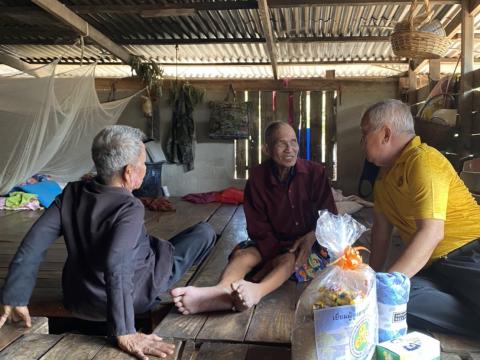 4 กุมภาพันธ์ 2564 เยี่ยมผู้มีภาวะพึ่งพิง 28 ราย