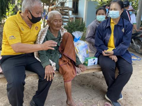 4 กุมภาพันธ์ 2564 เยี่ยมผู้มีภาวะพึ่งพิง 28 ราย