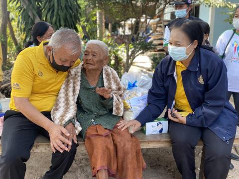 4 กุมภาพันธ์ 2564 เยี่ยมผู้มีภาวะพึ่งพิง 28 ราย