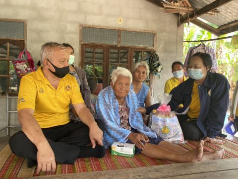 4 กุมภาพันธ์ 2564 เยี่ยมผู้มีภาวะพึ่งพิง 28 ราย