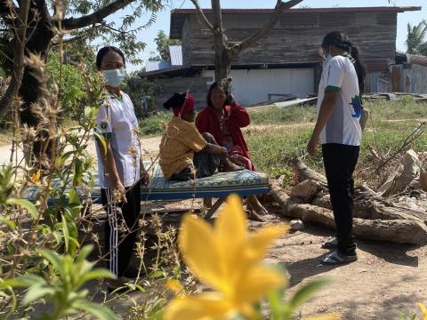 4 กุมภาพันธ์ 2564 เยี่ยมผู้มีภาวะพึ่งพิง 28 ราย