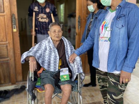 4 กุมภาพันธ์ 2564 เยี่ยมผู้มีภาวะพึ่งพิง 28 ราย