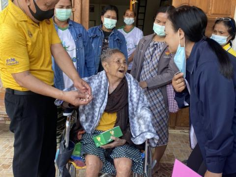 4 กุมภาพันธ์ 2564 เยี่ยมผู้มีภาวะพึ่งพิง 28 ราย