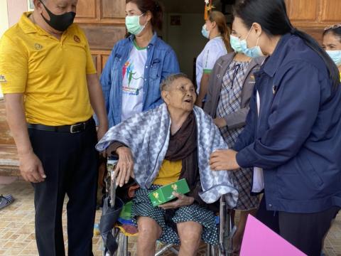 4 กุมภาพันธ์ 2564 เยี่ยมผู้มีภาวะพึ่งพิง 28 ราย