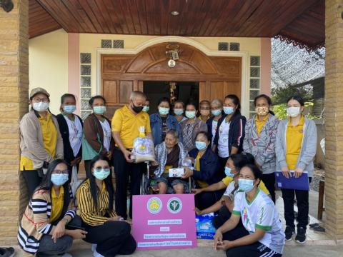 4 กุมภาพันธ์ 2564 เยี่ยมผู้มีภาวะพึ่งพิง 28 ราย