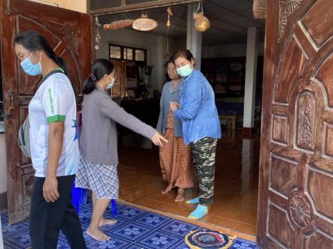 4 กุมภาพันธ์ 2564 เยี่ยมผู้มีภาวะพึ่งพิง 28 ราย