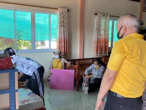 4 กุมภาพันธ์ 2564 เยี่ยมผู้มีภาวะพึ่งพิง 28 ราย