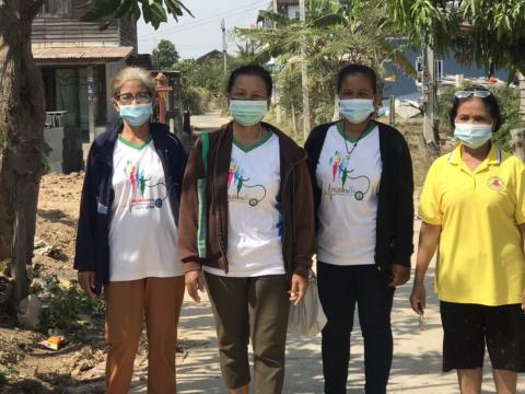 4 กุมภาพันธ์ 2564 เยี่ยมผู้มีภาวะพึ่งพิง 28 ราย