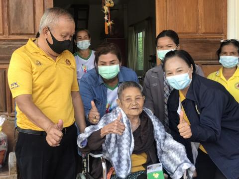4 กุมภาพันธ์ 2564 เยี่ยมผู้มีภาวะพึ่งพิง 28 ราย