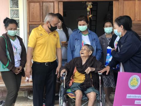 4 กุมภาพันธ์ 2564 เยี่ยมผู้มีภาวะพึ่งพิง 28 ราย
