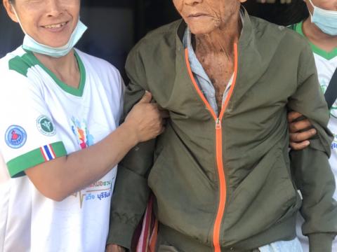 4 กุมภาพันธ์ 2564 เยี่ยมผู้มีภาวะพึ่งพิง 28 ราย
