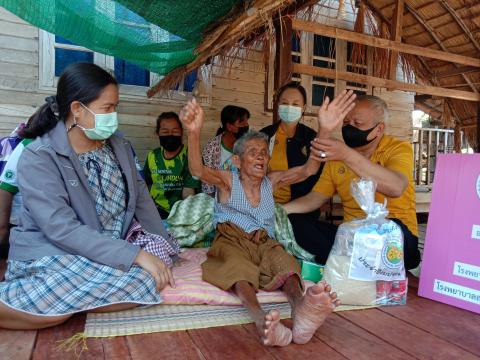 4 กุมภาพันธ์ 2564 เยี่ยมผู้มีภาวะพึ่งพิง 28 ราย