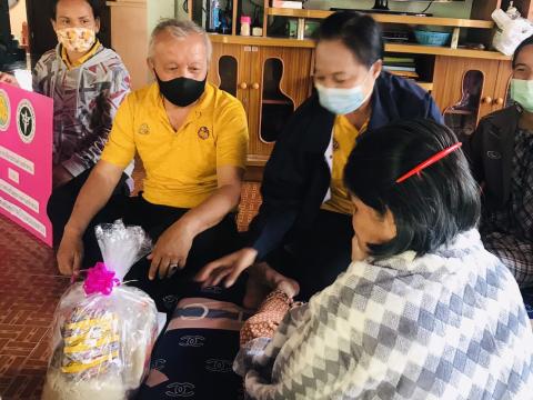 4 กุมภาพันธ์ 2564 เยี่ยมผู้มีภาวะพึ่งพิง 28 ราย