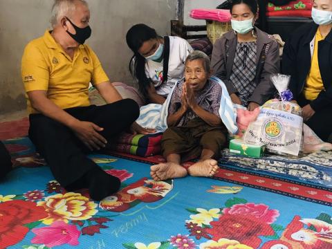 4 กุมภาพันธ์ 2564 เยี่ยมผู้มีภาวะพึ่งพิง 28 ราย