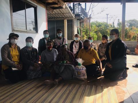 4 กุมภาพันธ์ 2564 เยี่ยมผู้มีภาวะพึ่งพิง 28 ราย
