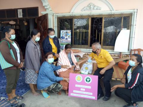 4 กุมภาพันธ์ 2564 เยี่ยมผู้มีภาวะพึ่งพิง 28 ราย
