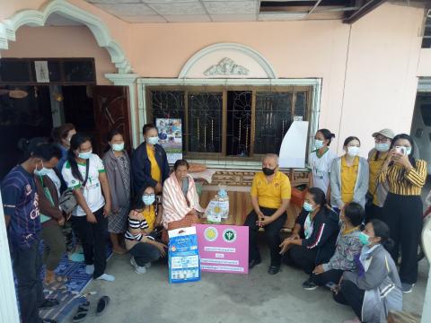 4 กุมภาพันธ์ 2564 เยี่ยมผู้มีภาวะพึ่งพิง 28 ราย
