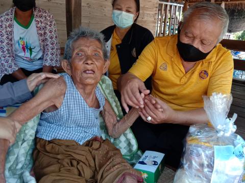 4 กุมภาพันธ์ 2564 เยี่ยมผู้มีภาวะพึ่งพิง 28 ราย
