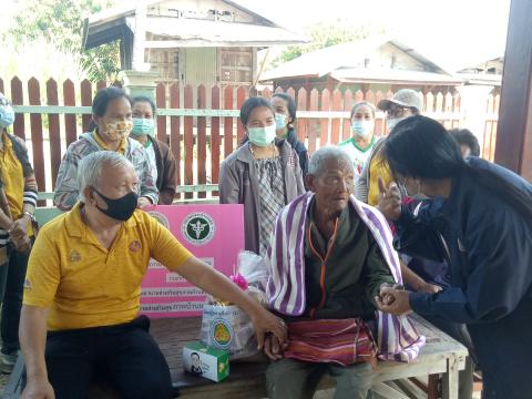 4 กุมภาพันธ์ 2564 เยี่ยมผู้มีภาวะพึ่งพิง 28 ราย
