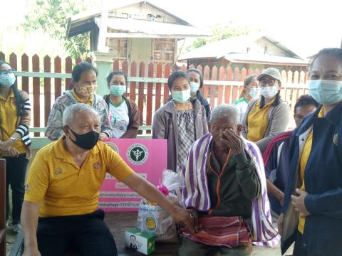 4 กุมภาพันธ์ 2564 เยี่ยมผู้มีภาวะพึ่งพิง 28 ราย