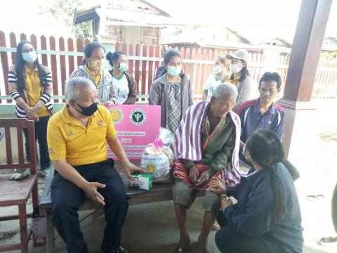 4 กุมภาพันธ์ 2564 เยี่ยมผู้มีภาวะพึ่งพิง 28 ราย