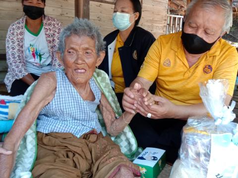 4 กุมภาพันธ์ 2564 เยี่ยมผู้มีภาวะพึ่งพิง 28 ราย