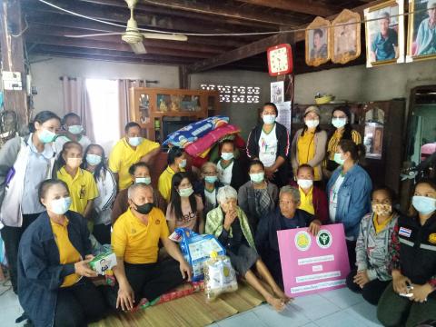 4 กุมภาพันธ์ 2564 เยี่ยมผู้มีภาวะพึ่งพิง 28 ราย