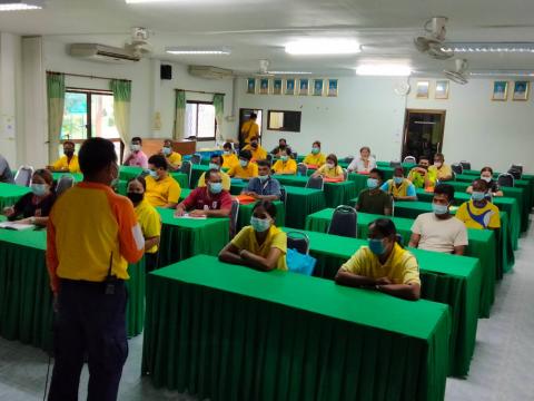 อบรมจิตอาสาภัยพิบัติประจำองค์การบริหารส่วนตำบลลำดวน