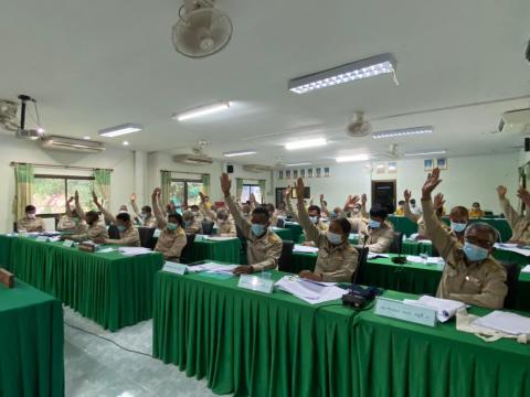 ประชุมสภาองค์การบริหารส่วนตำบลลำดวน สมัยสามัญ สมัยที่ 2 ครั้งที่ 1 ประจำปี 2564