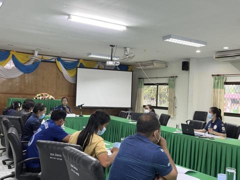 ประชุมคณะกรรมการสนับสนุนฯ เพื่อพิจารณา/ทบทวนร่างแผนพัฒนาท้องถิ่น (ปี 2566 - 2570)