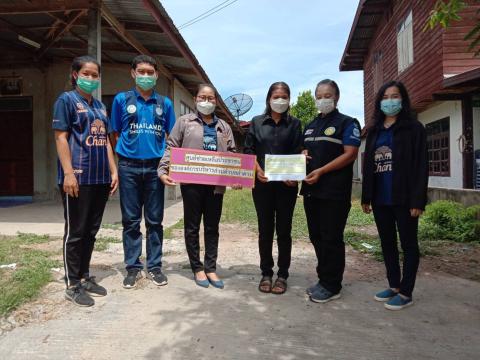 มอบถุงยังชีพและเงินช่วยเหลือเหตุวาตภัย บ้านโนนสว่าง หมู่ 5 บ้านยาง หมู่ 4 บ้านหินโคน หมู่ 10 บ้านบุ หมู่ 11 บ้านศรีสนวน หมู่ 18 บ้านกระเจา หมู่ 7 และบ้านแสลงพัน หมู่ 2