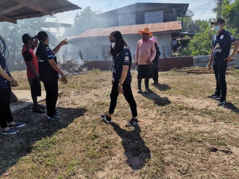 ปรับปรุงภูมิทัศน์สภาพแวดล้อมบ้านที่อยู่อาศัยผู้พิการราย นายสุชาติ โทรัมย์