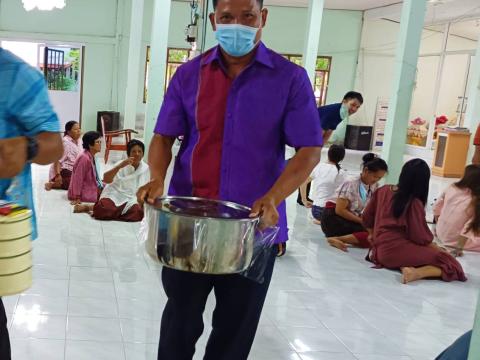 ถวายเพล พังธรรม ช่วงเข้าพรรษา ณ วัดบ้านแซว