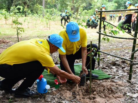จิตอาสา เราทำดีด้วยหัวใจ ณ โครงการฟาร์มตัวอย่างฯ บ้านกระเจา
