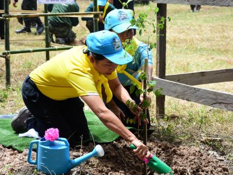 จิตอาสา เราทำดีด้วยหัวใจ ณ โครงการฟาร์มตัวอย่างฯ บ้านกระเจา