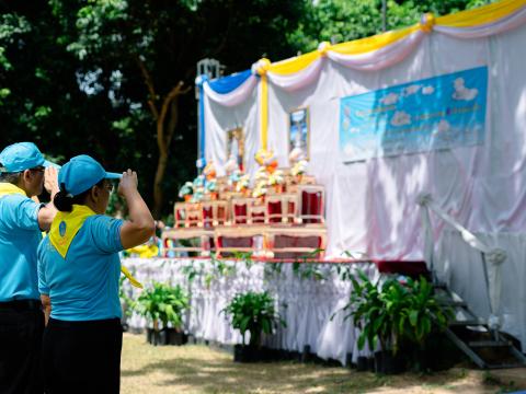 จิตอาสา เราทำดีด้วยหัวใจ ณ โครงการฟาร์มตัวอย่างฯ บ้านกระเจา