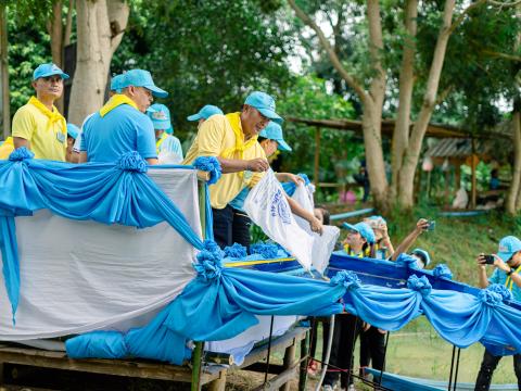 จิตอาสา เราทำดีด้วยหัวใจ ณ โครงการฟาร์มตัวอย่างฯ บ้านกระเจา