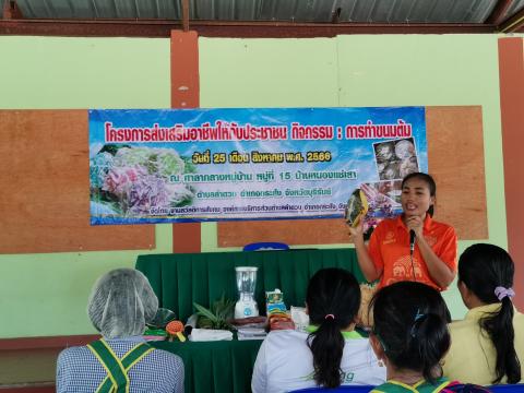 โครงการส่งเสริมอาชีพให้กับประชาชน