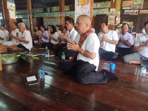 หิ้วปิ่นโตเข้าวัด ฟังธรรม เสริมสร้างวัฒนธรรมองค์กร ณ วัดบ้านลำดวน