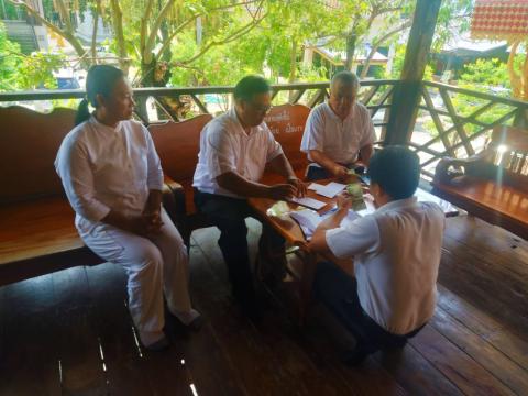หิ้วปิ่นโตเข้าวัด ฟังธรรม เสริมสร้างวัฒนธรรมองค์กร ณ วัดบ้านลำดวน