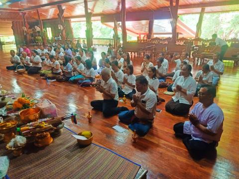 กิจกรรมเสริมสร้างคุณธรรม จริยธรรม สัปดาห์ที่ 2 วัดบ้านแสลงพัน